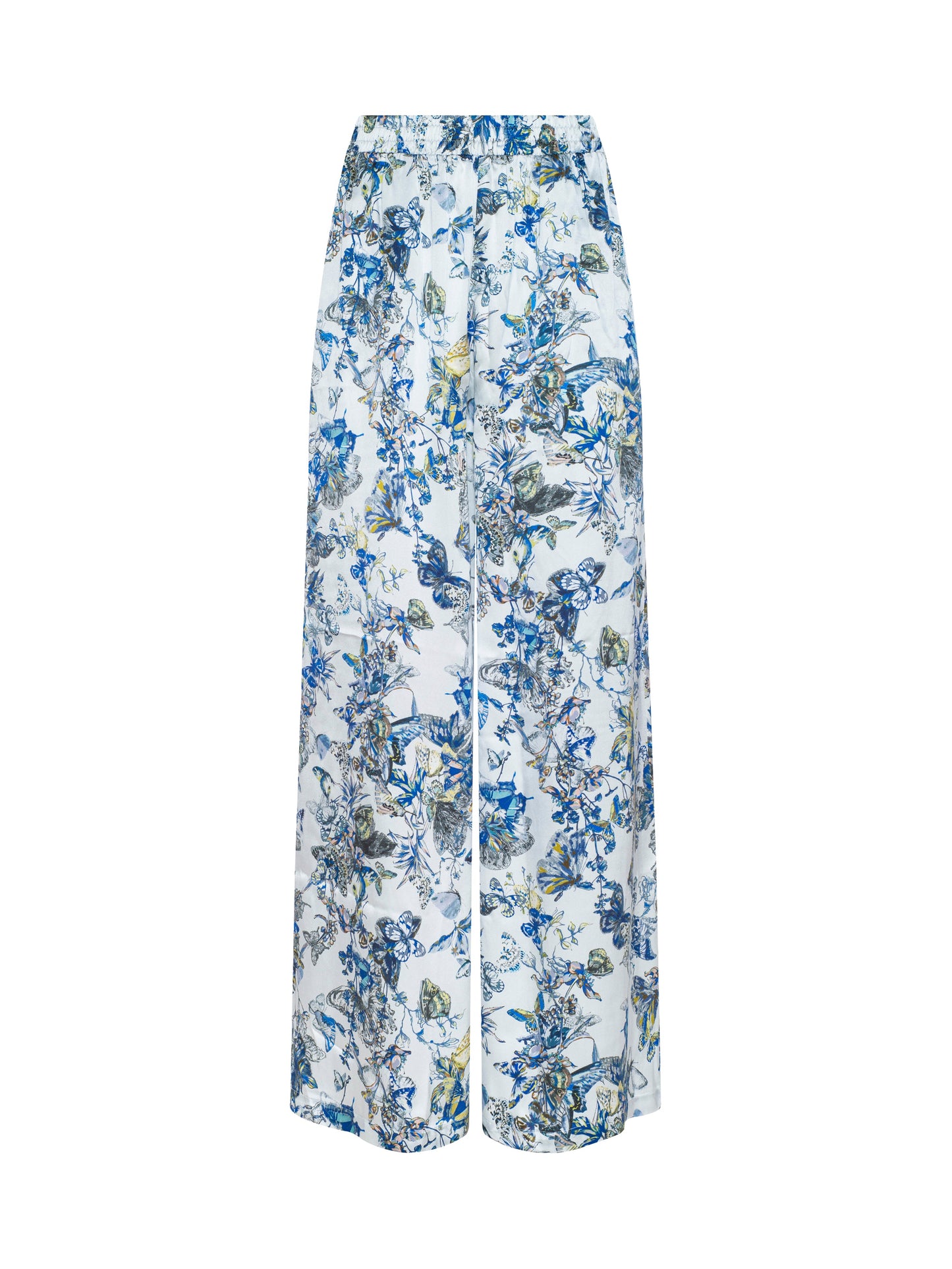 Lillian Silk Wide-Leg Pant