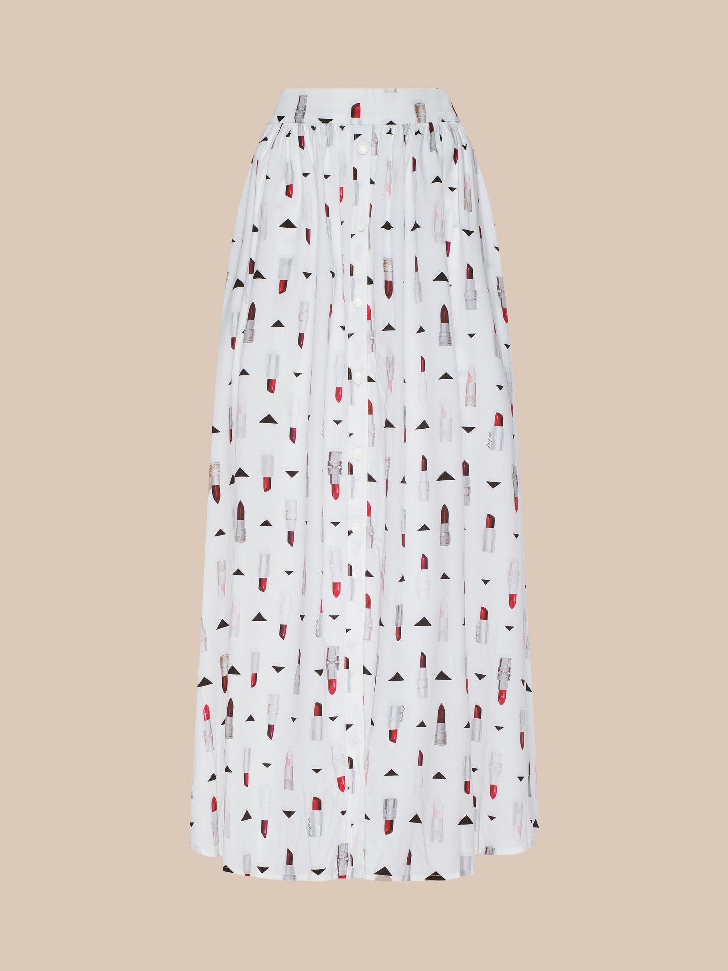 Seina Poplin Midi Skirt