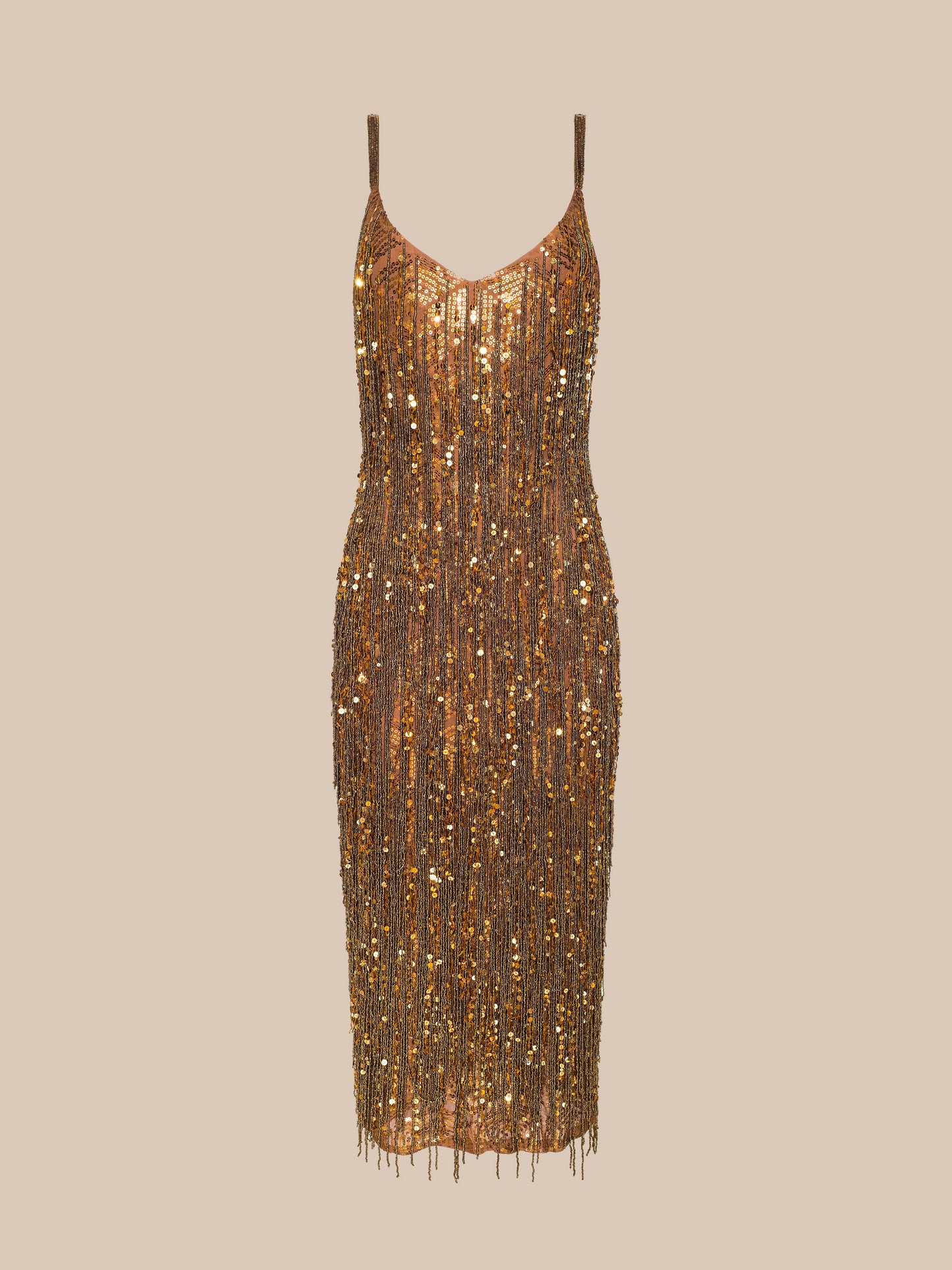 Noella Sequin Fringe Dress