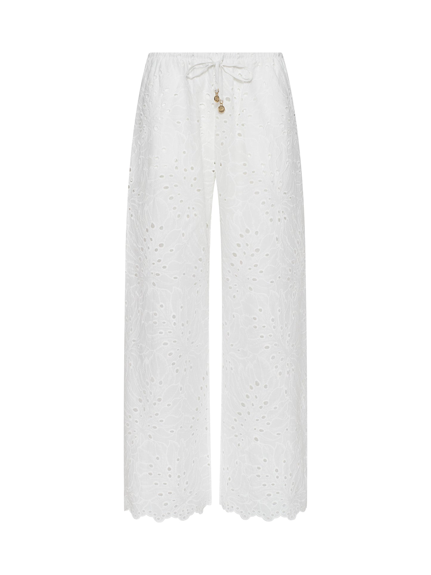 Geraldine Eyelet Cover-Up Pant