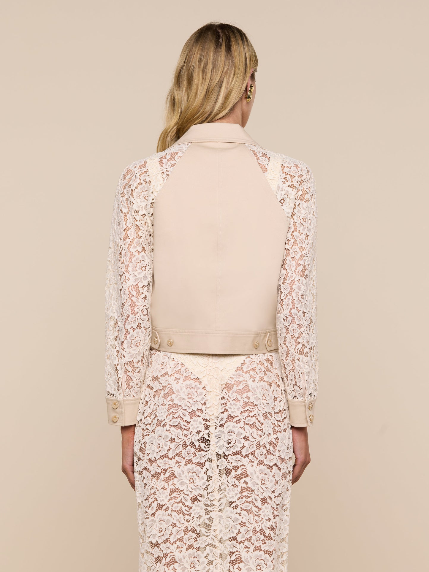 Novelle Lace Trench
