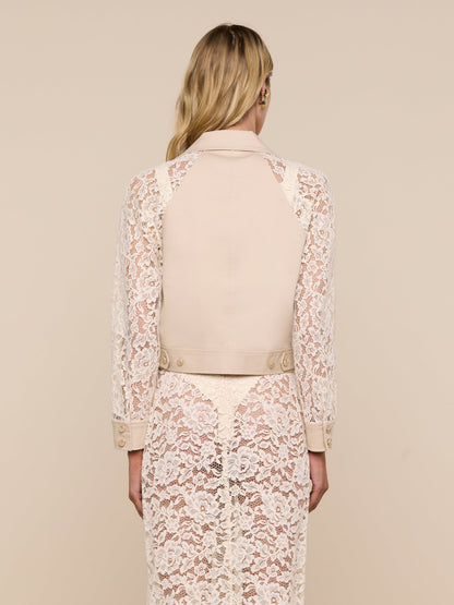 Novelle Lace Trench