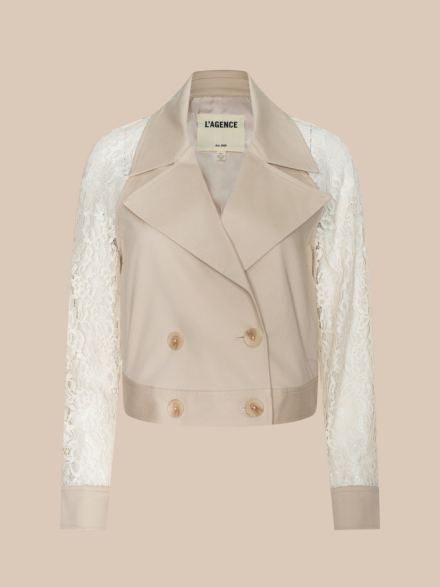 Novelle Lace Trench