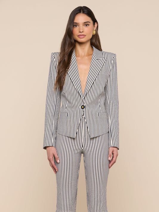 Misa Seersucker Blazer