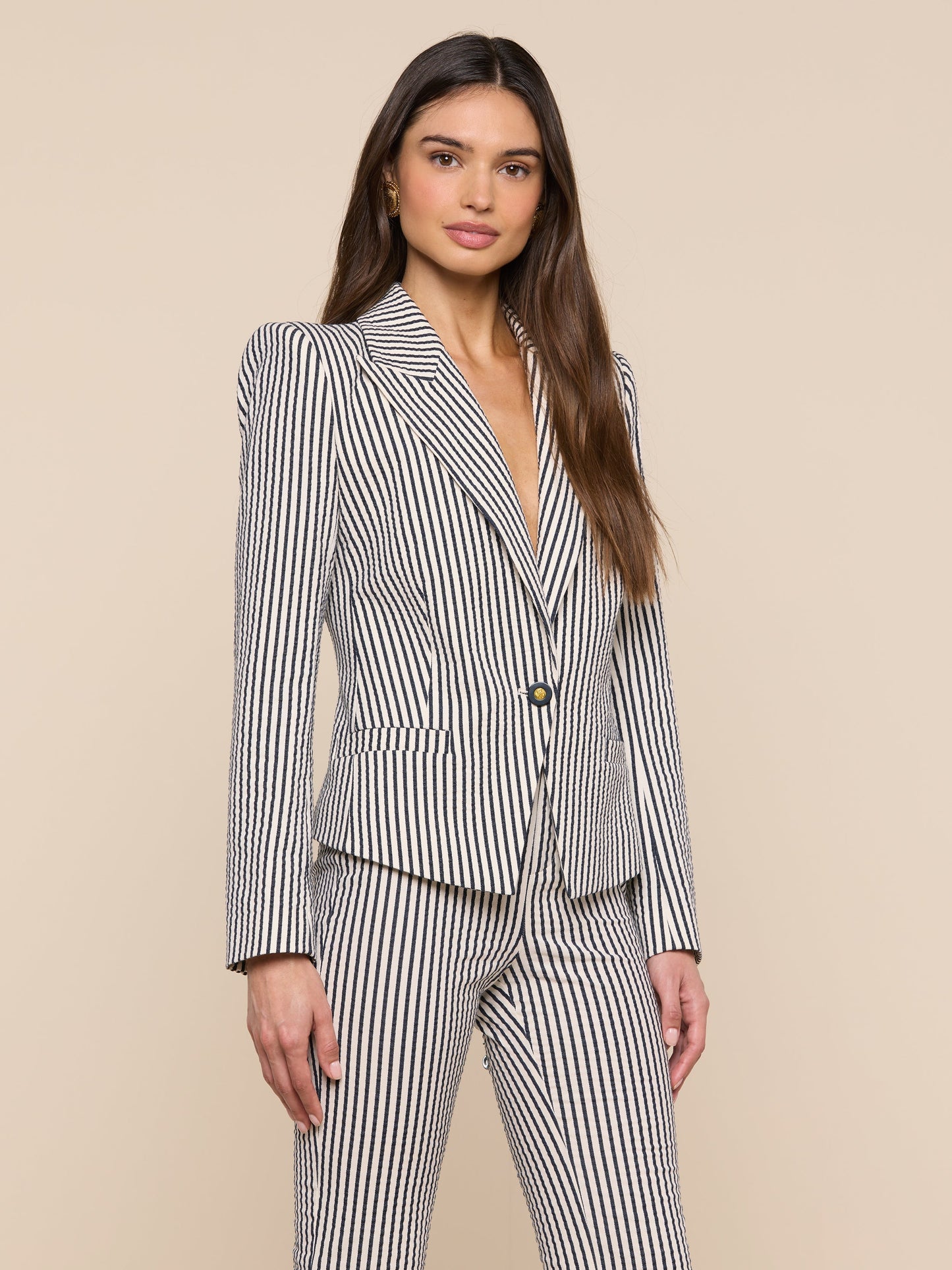 Misa Seersucker Blazer