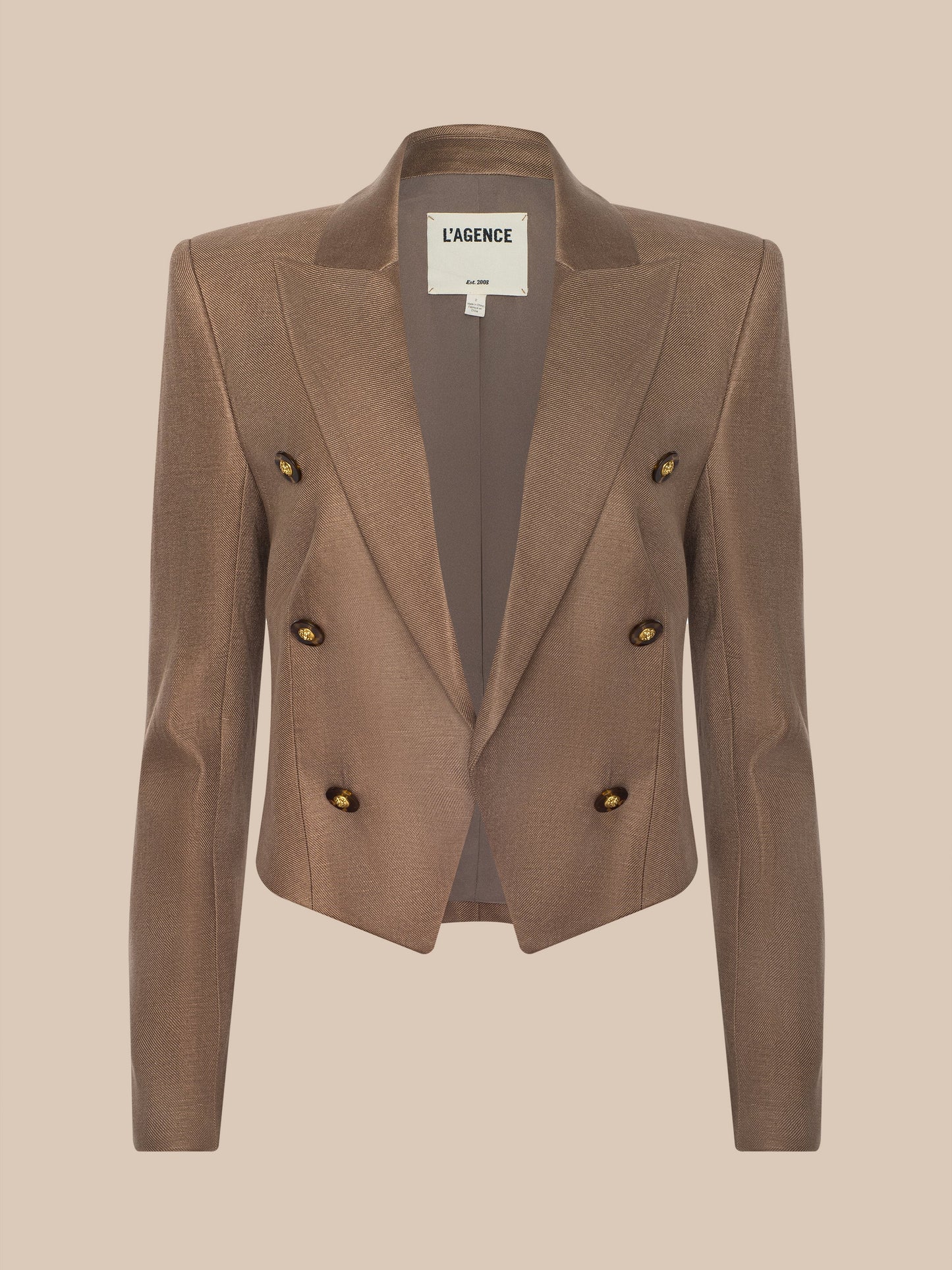 Lila Linen-Blend Blazer