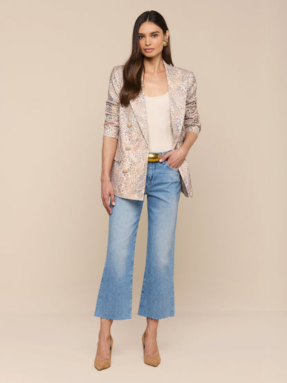 Cambrie Oversized Linen-Blend Blazer