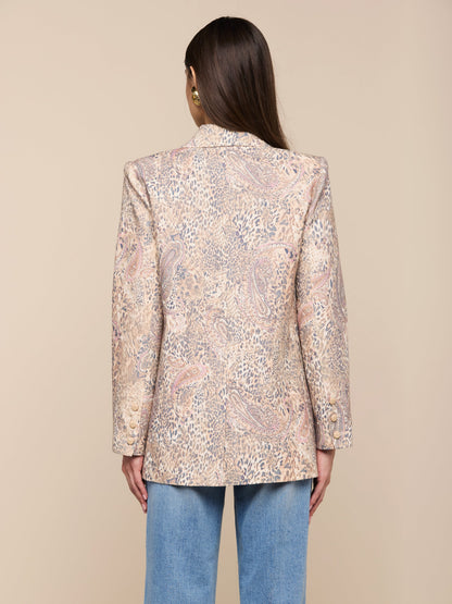Cambrie Oversized Linen-Blend Blazer
