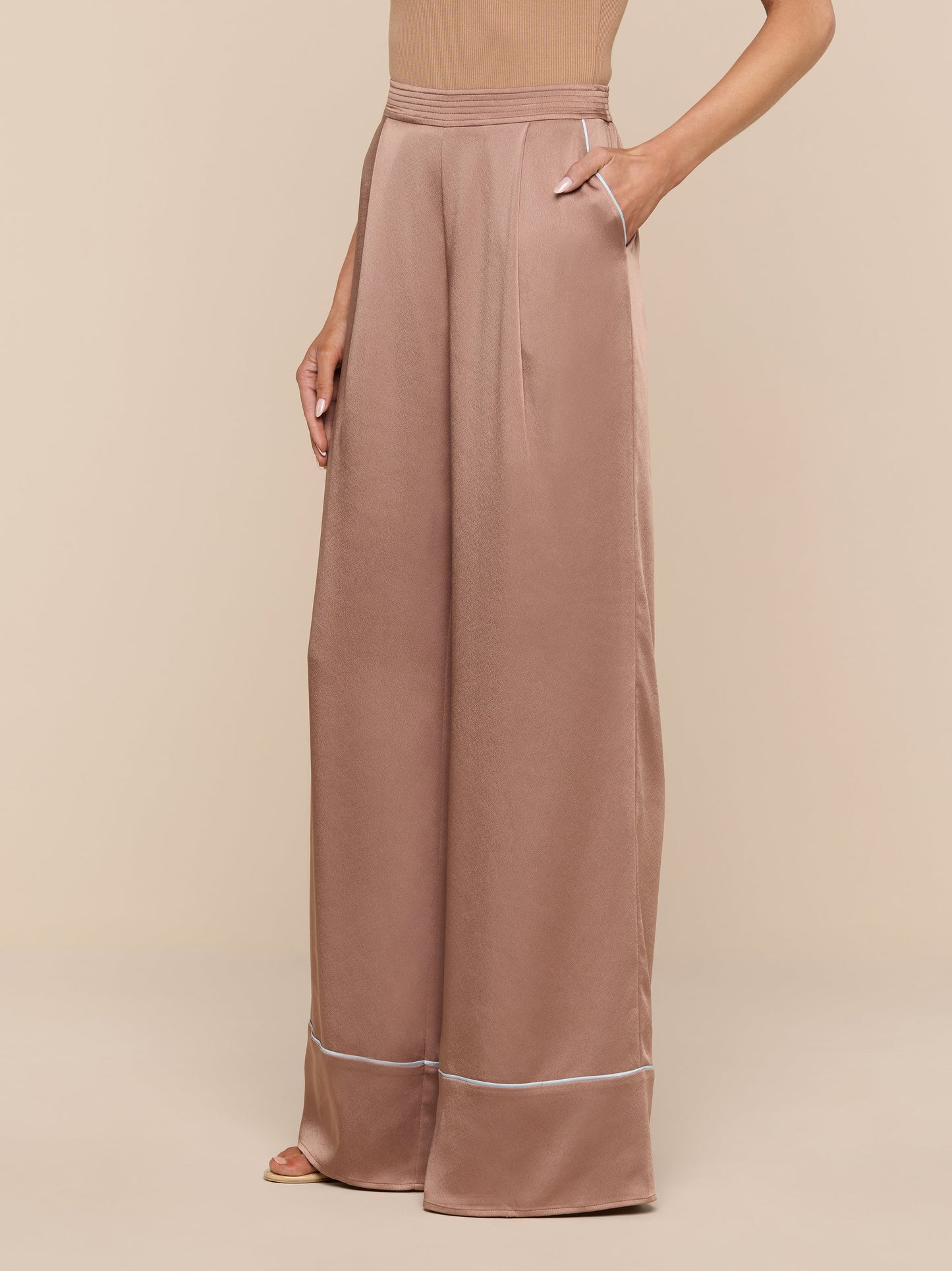 Tavia Satin Trouser