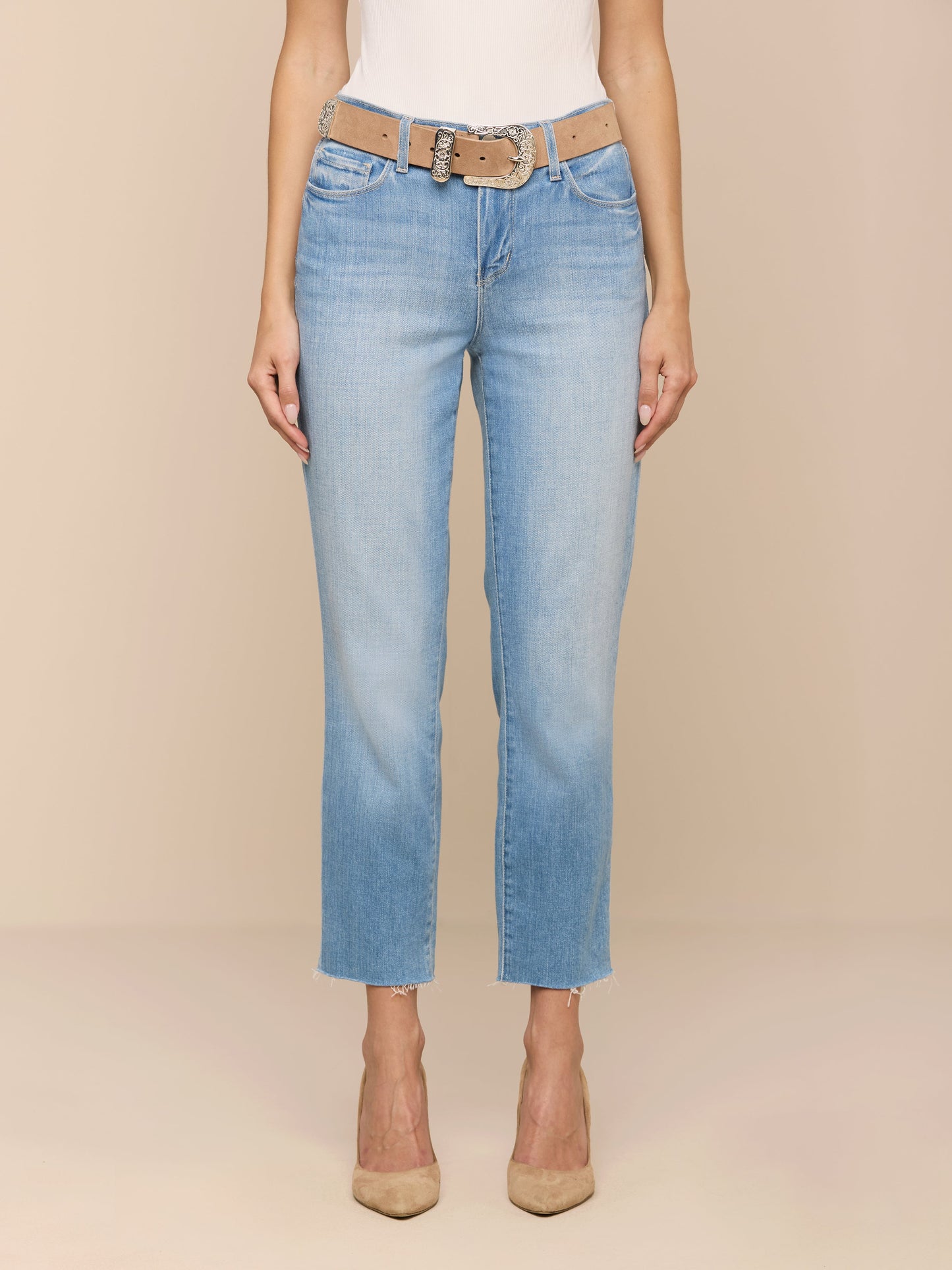 Sada Cropped Slim-Leg Jean
