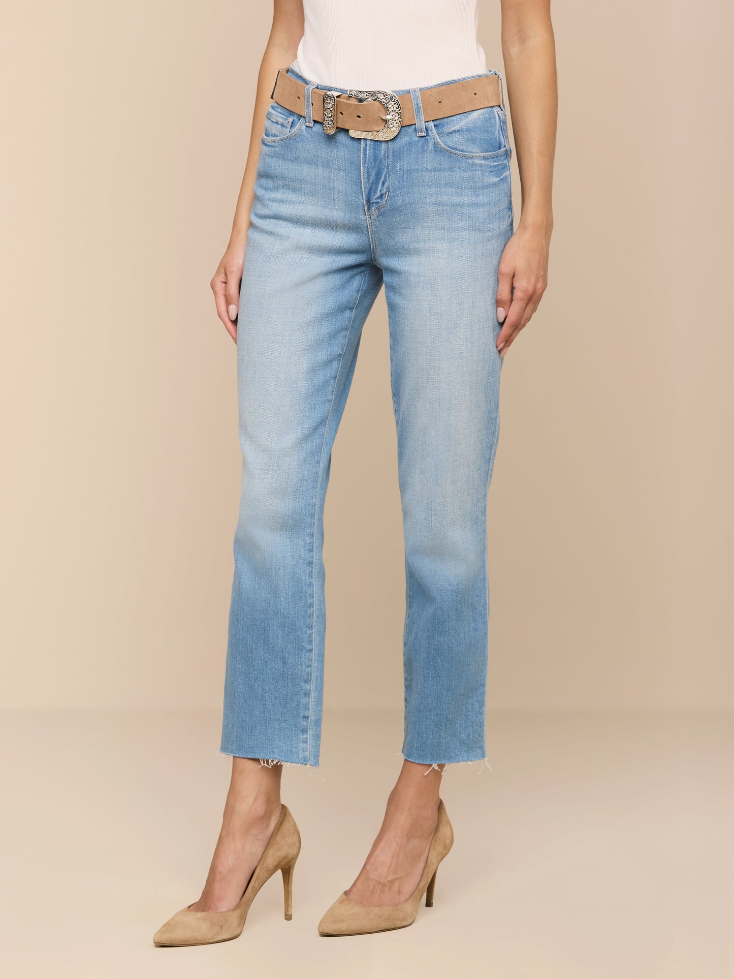 Sada Cropped Slim-Leg Jean