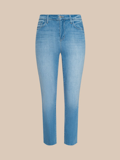 Sada Cropped Slim-Leg Jean