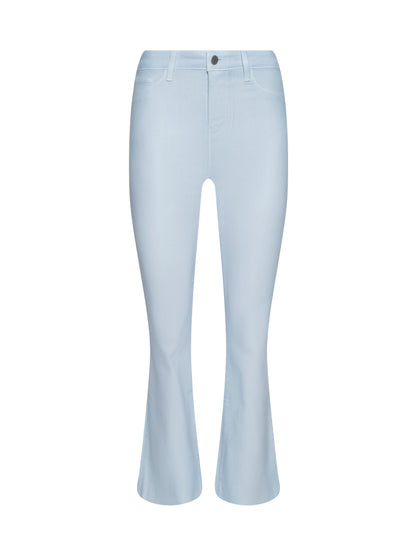 Kendra Coated Cropped Flare Jean