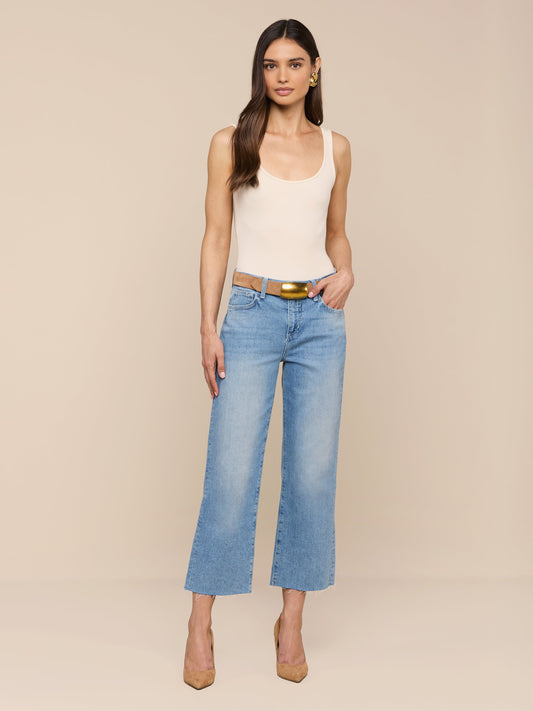Wanda Cropped Wide-Leg Jean