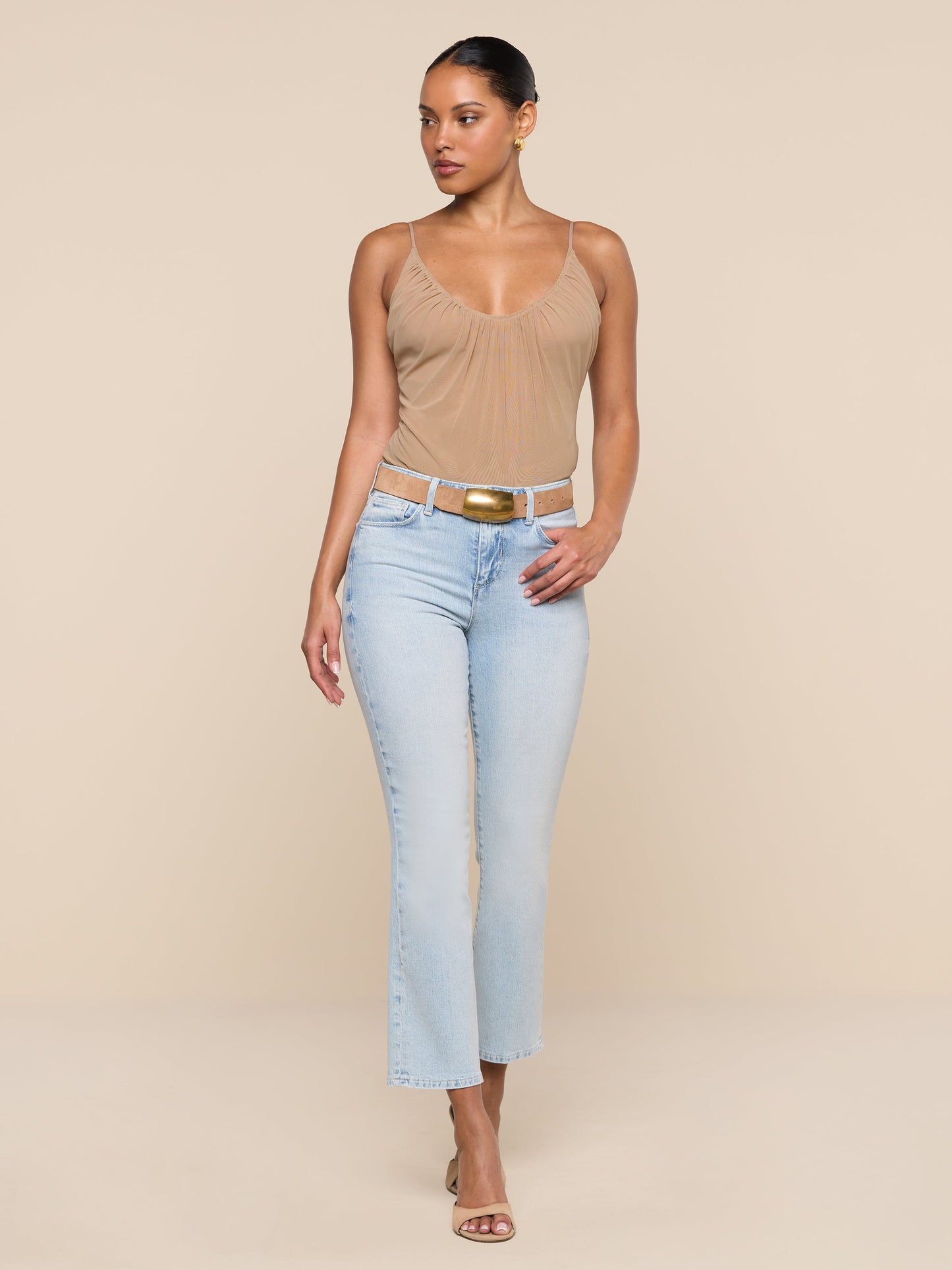 Tati Cropped Micro Boot Jean