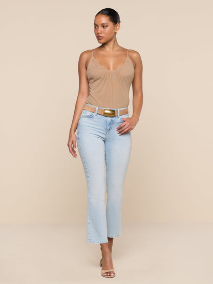 Tati Cropped Micro Boot Jean