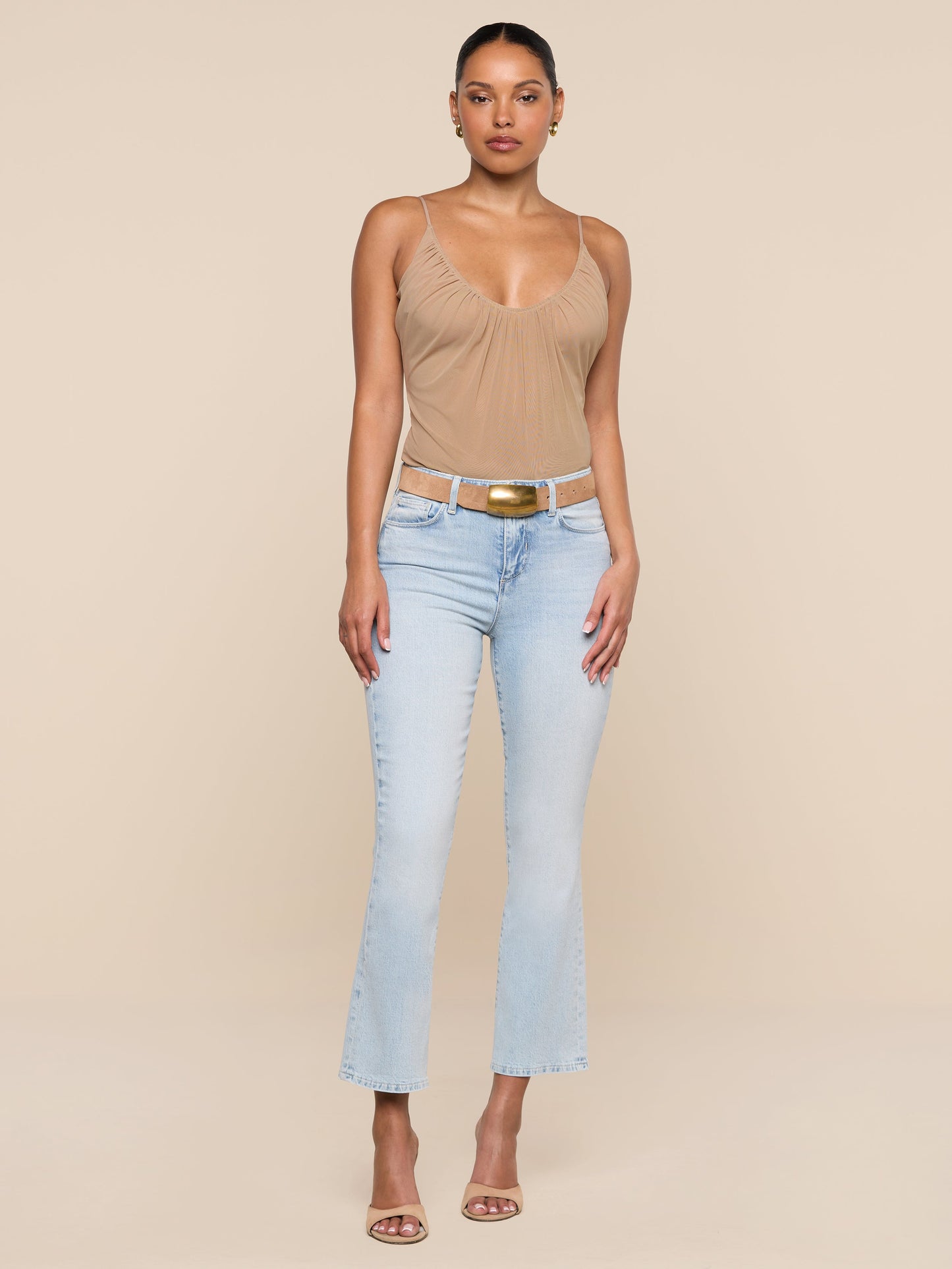 Tati Cropped Micro Boot Jean
