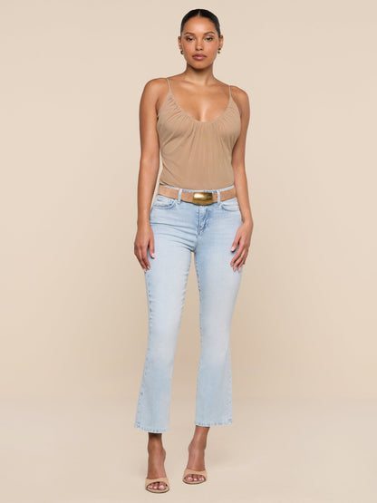 Tati Cropped Micro Boot Jean