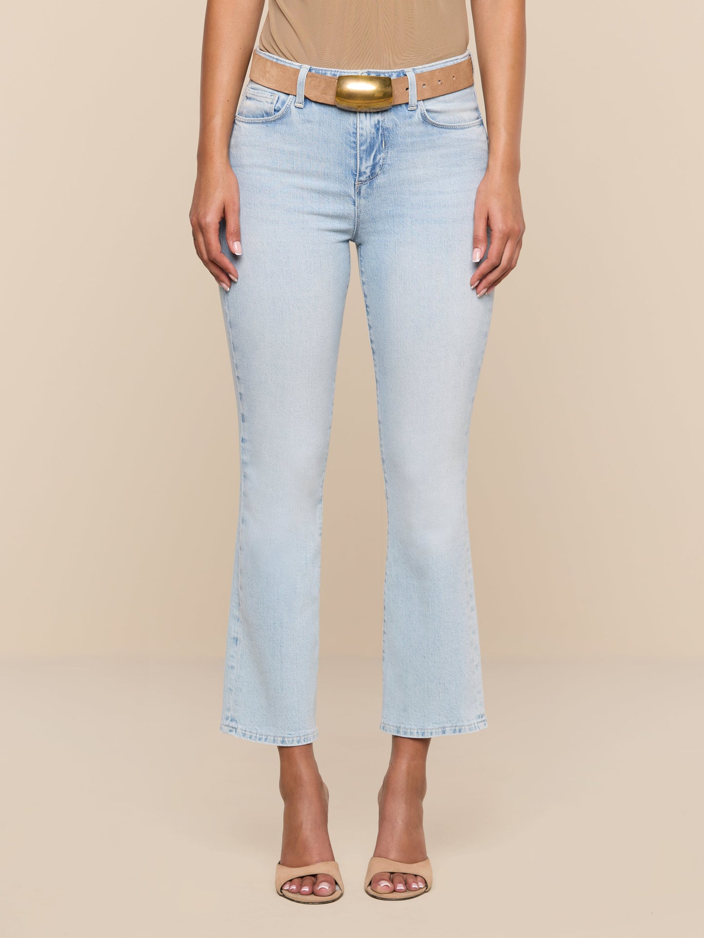 Tati Cropped Micro Boot Jean