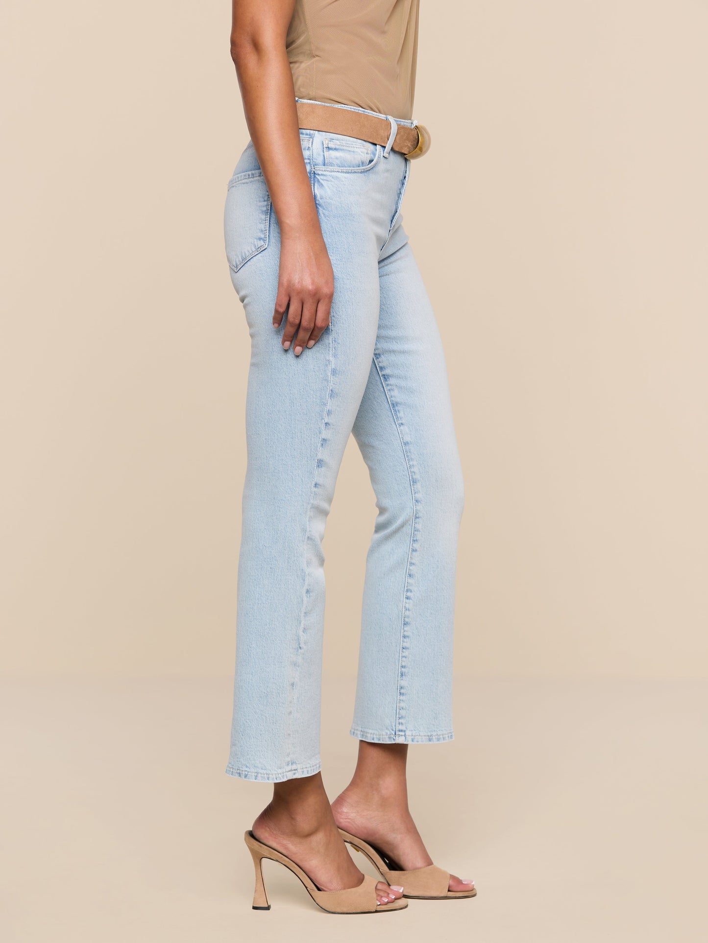 Tati Cropped Micro Boot Jean