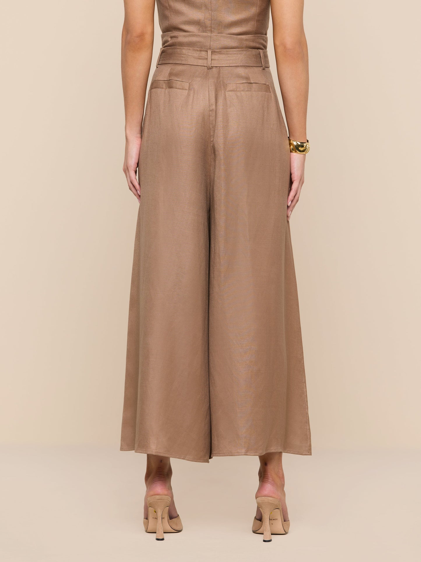 Lowen Linen-Blend Pant