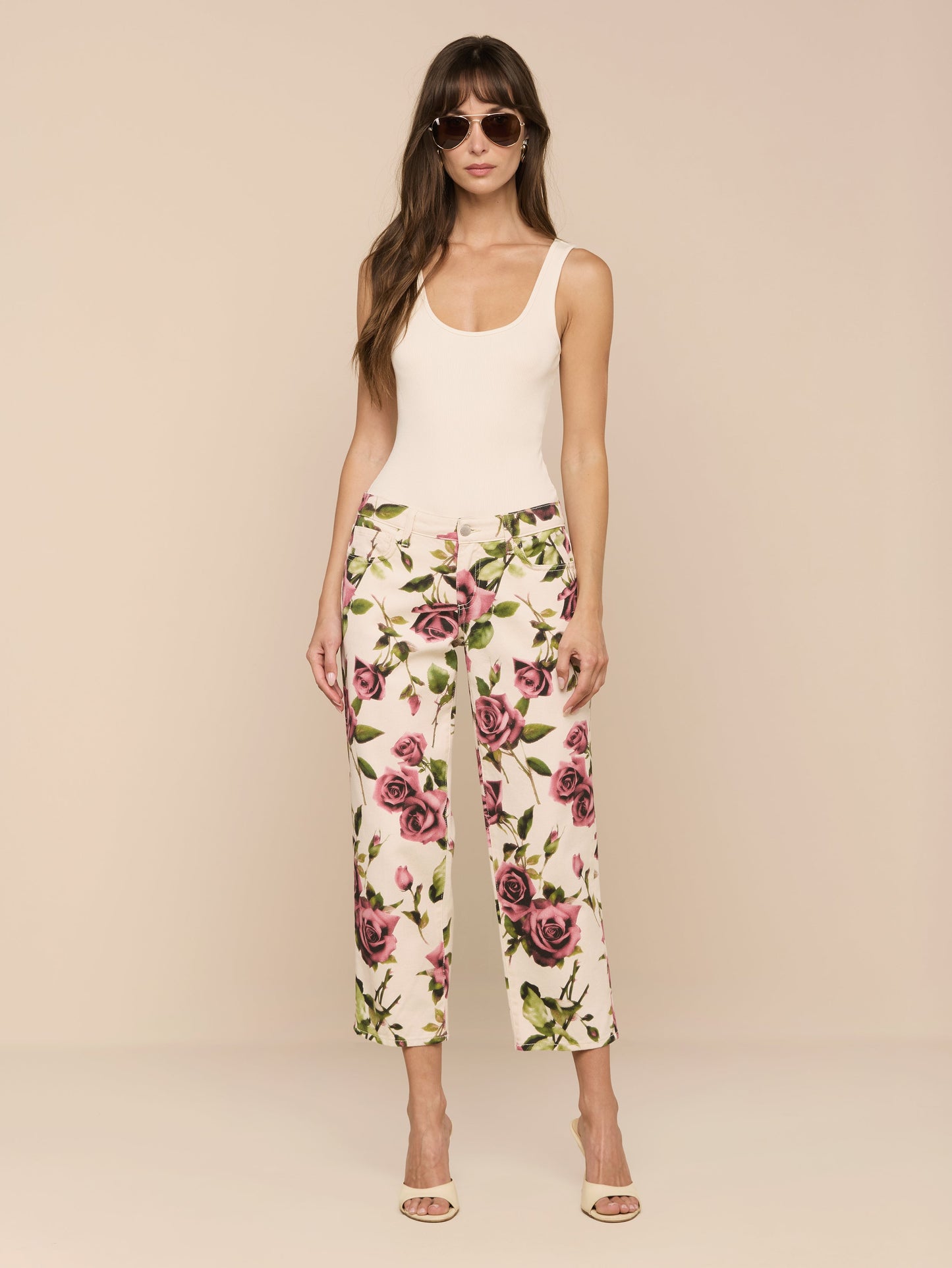 Blaine Cropped Stovepipe Jean