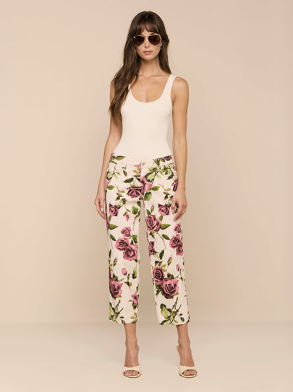 Blaine Cropped Stovepipe Jean