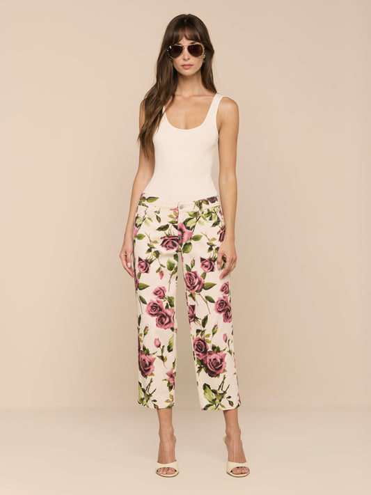Blaine Cropped Stovepipe Jean