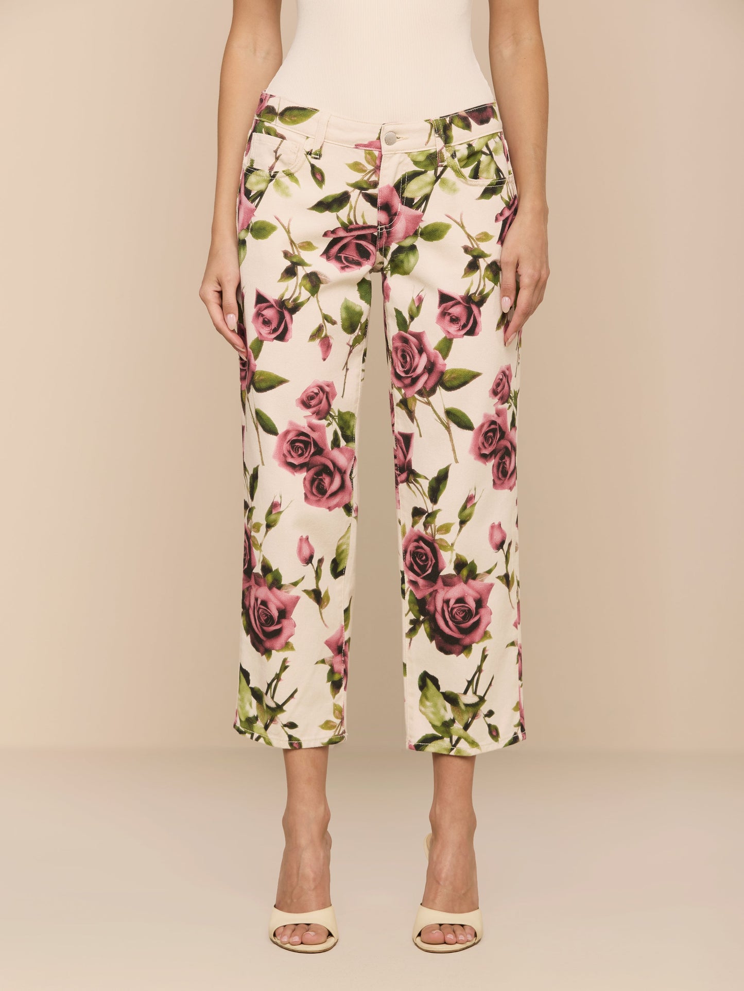 Blaine Cropped Stovepipe Jean