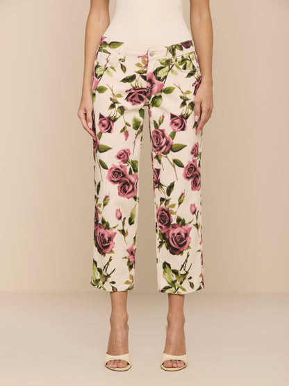 Blaine Cropped Stovepipe Jean
