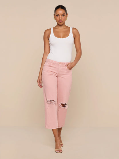 Blaine Cropped Stovepipe Jean