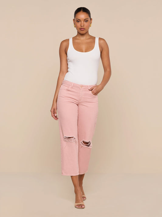 Blaine Cropped Stovepipe Jean
