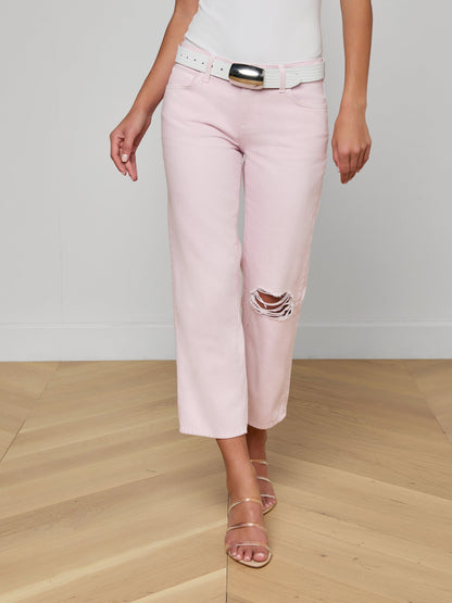 Blaine Cropped Stovepipe Jean