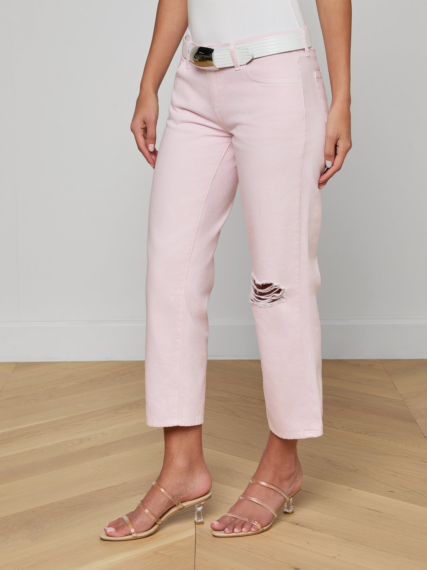 Blaine Cropped Stovepipe Jean