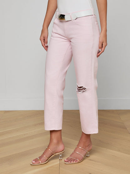 Blaine Cropped Stovepipe Jean