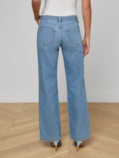 Joanne Low-Rise Wide-Leg Jean