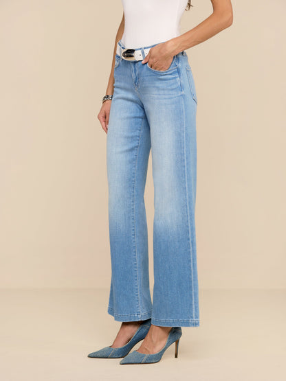 Joanne Low-Rise Wide-Leg Jean