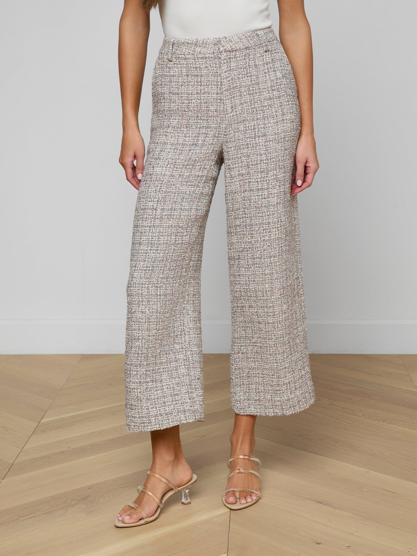 Lula Cropped Tweed Trouser