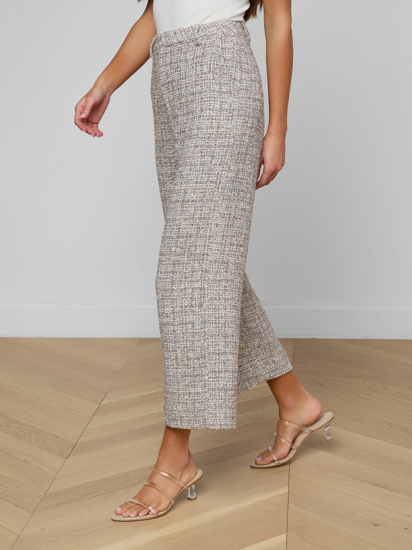 Lula Cropped Tweed Trouser