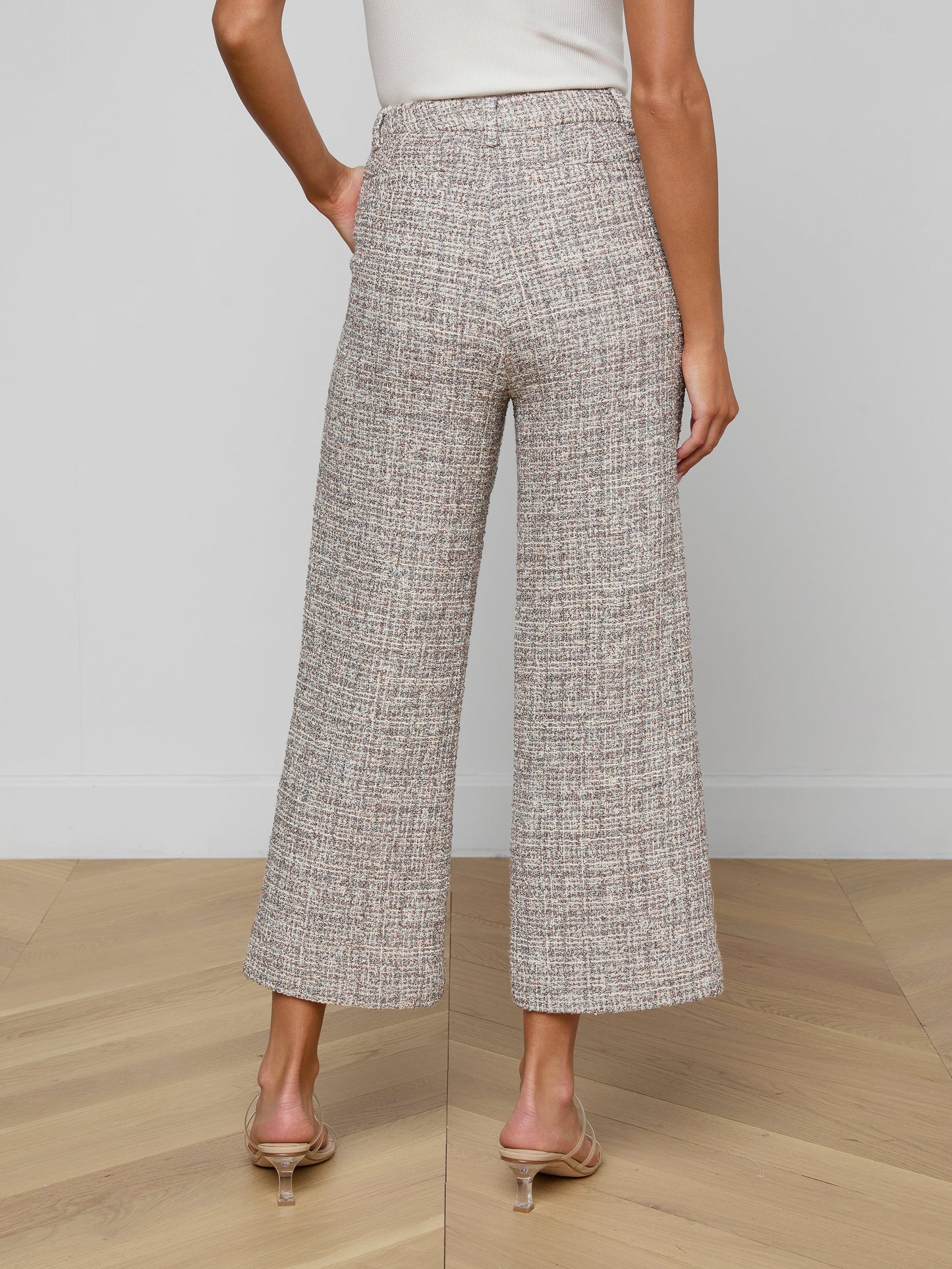 Lula Cropped Tweed Trouser