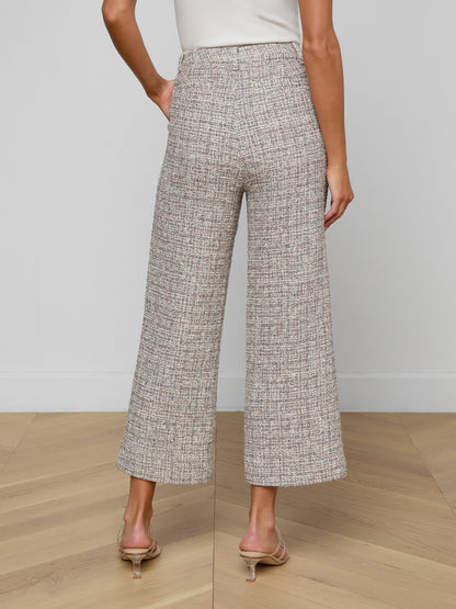 Lula Cropped Tweed Trouser