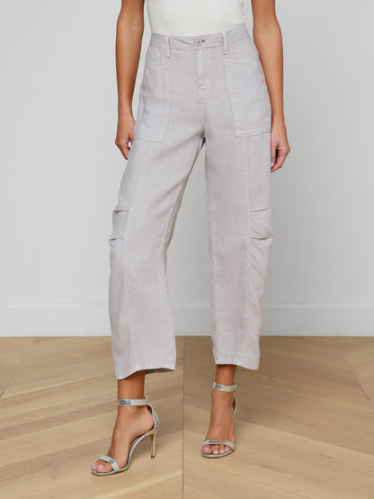 Cody Cropped Linen Pant