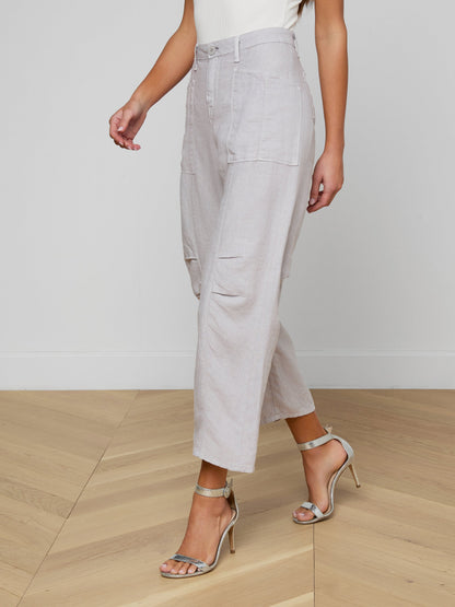 Cody Cropped Linen Pant