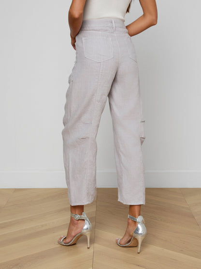 Cody Cropped Linen Pant
