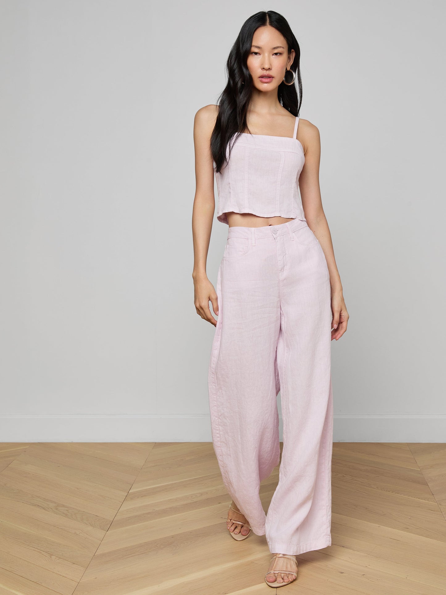 Amara Linen Wide-Leg Pant