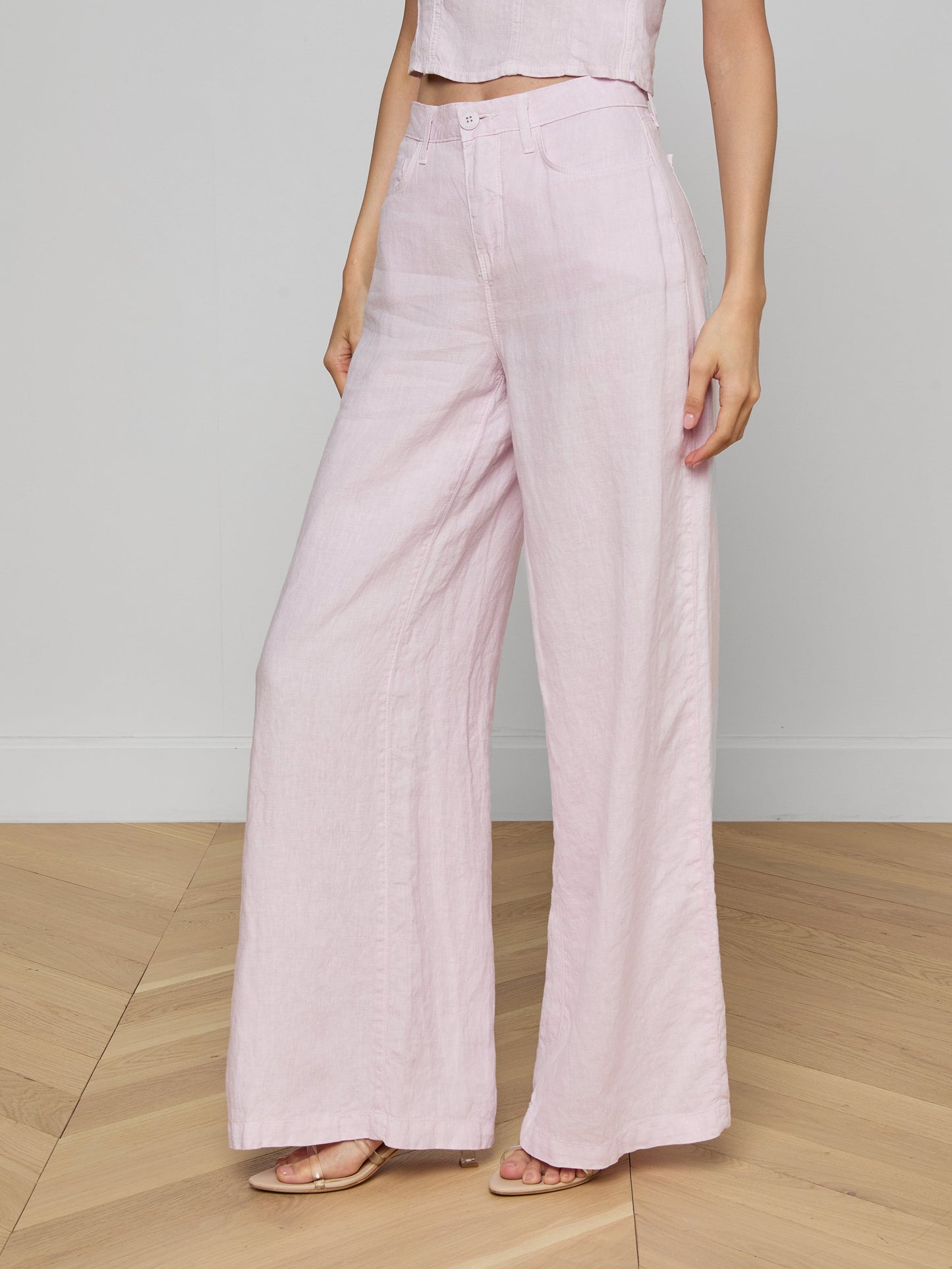 Amara Linen Wide-Leg Pant