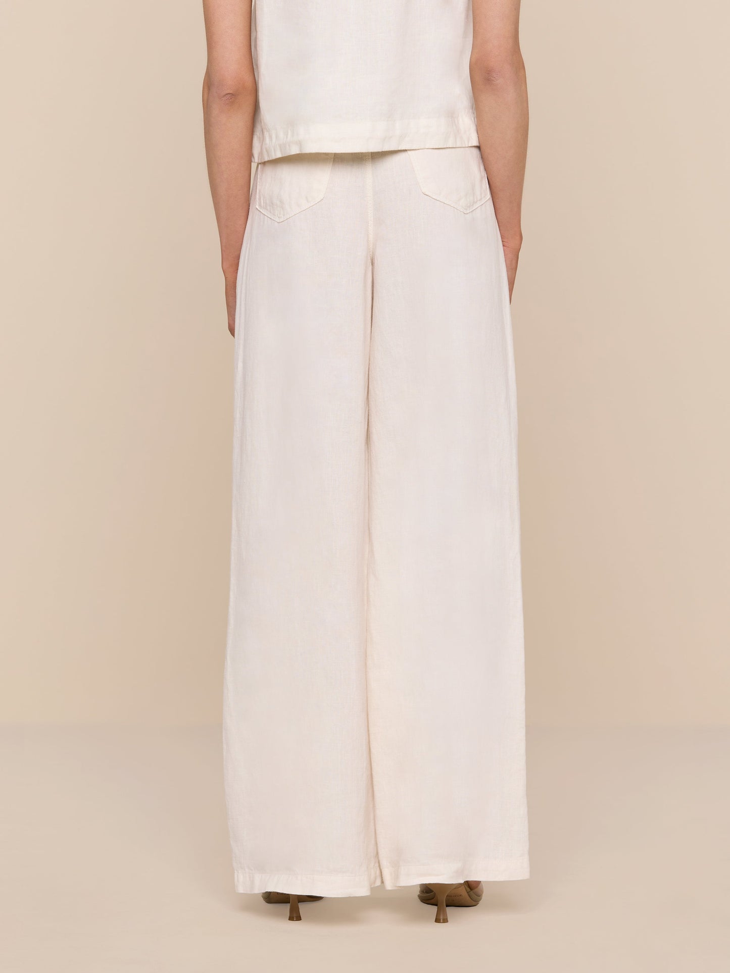 Amara Linen Wide-Leg Pant