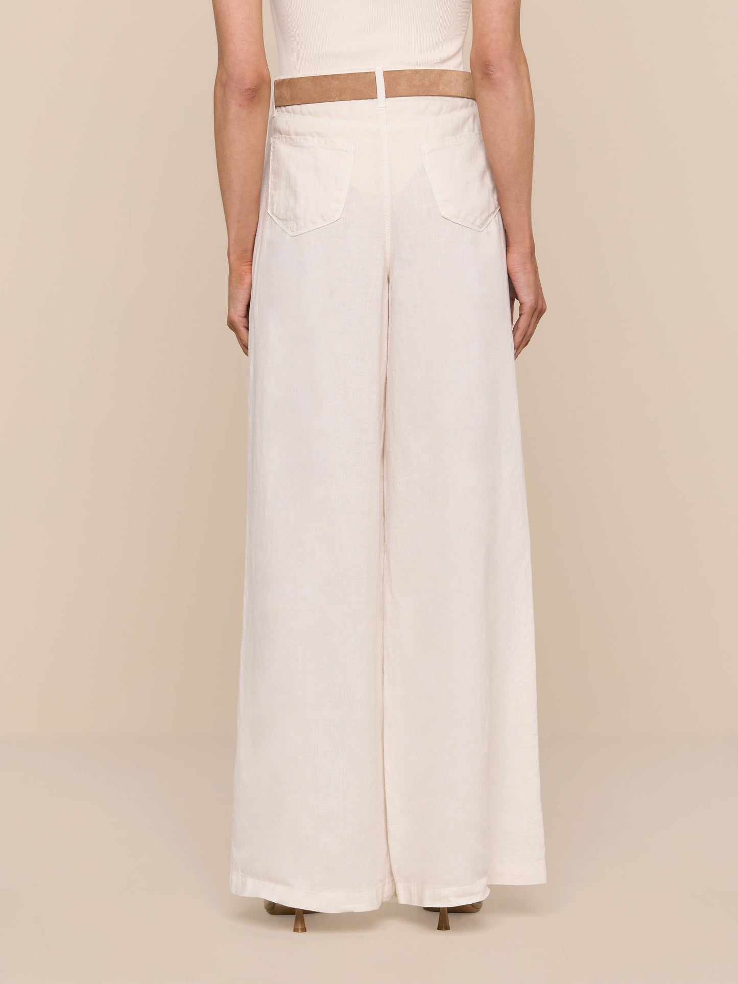 Amara Linen Wide-Leg Pant