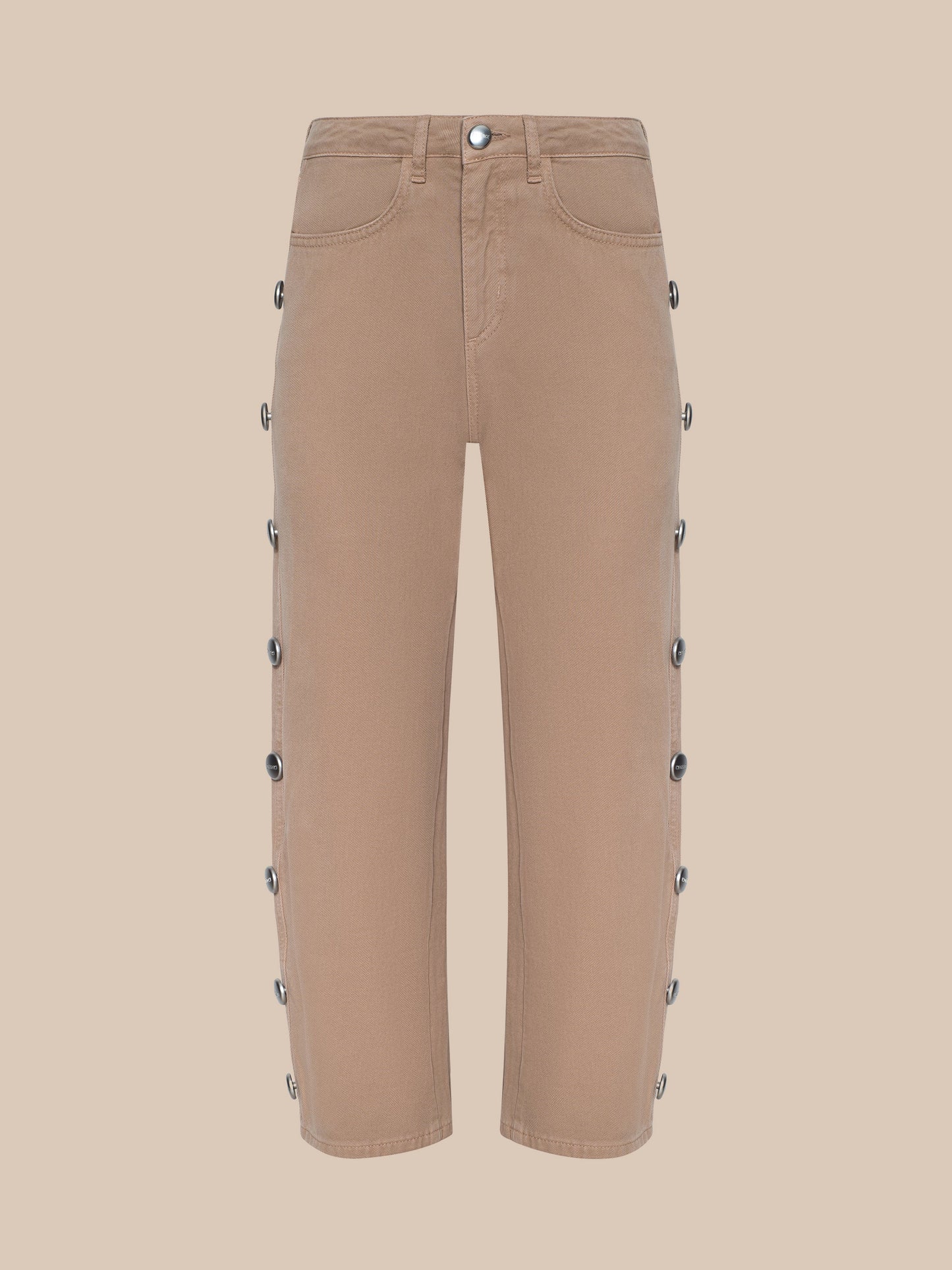 Mallis Studded Bow-Leg Jean