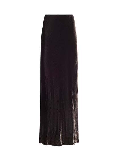 Zeta Velvet Maxi Skirt